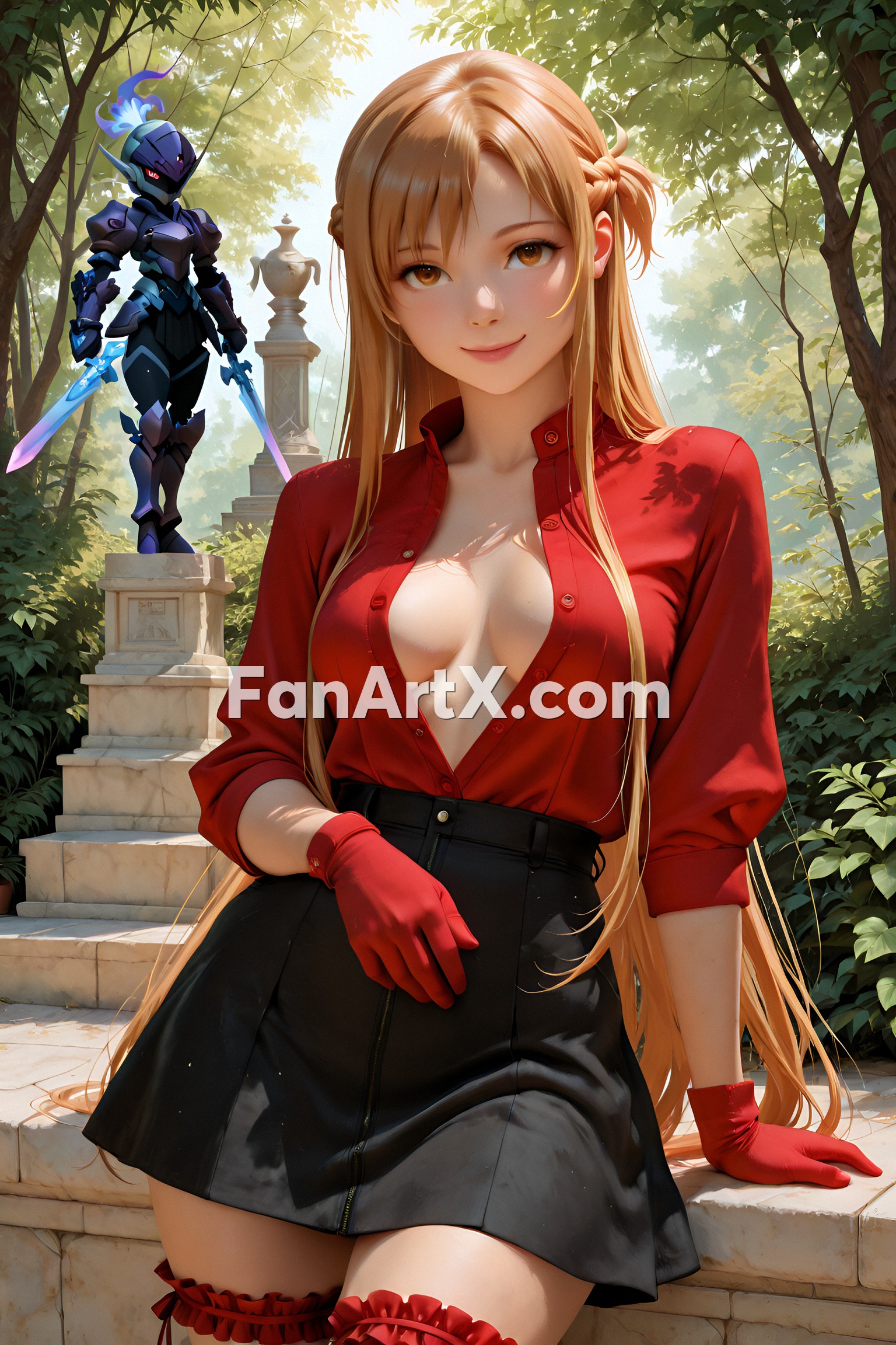 Sao Asuna Yuuki Fanart - Sword Art Online character 9457364